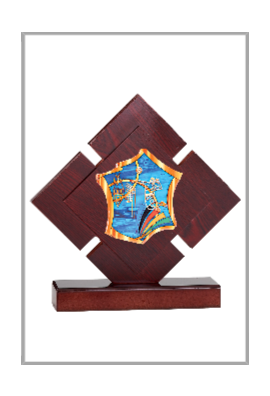 Trophée Bois Personnalisé 132-11-KW