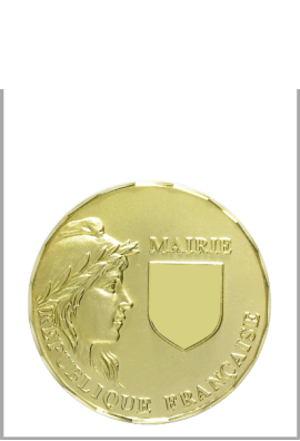 Médaille Mairie Ø 70 mm Logotée - A31