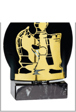 Trophée Métal ÉchecsFX05