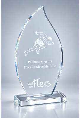Trophée Acryglass Personnalisé 174-11-CLI