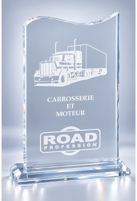Trophée Acryglass Personnalisé 174-01-LO
