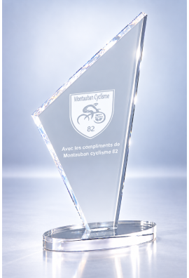 Trophée Acryglass Personnalisé 174-61-CLI