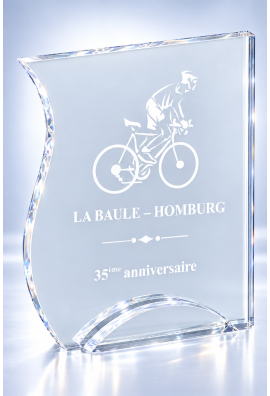 Trophée Acryglass Personnalisé 175-01-LO