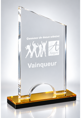 Trophée Acryglass Personnalisé 176-21-CLI