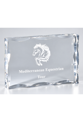 Trophée Acryglass Personnalisé 177-01-CLI