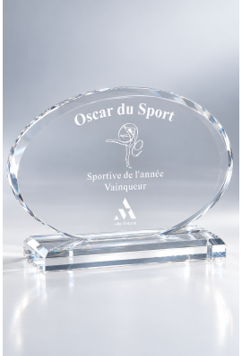 Trophée Acryglass Personnalisé 180-01-LO