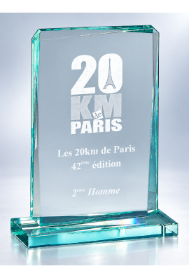Trophée Verre Personnalisé 169-21-LO