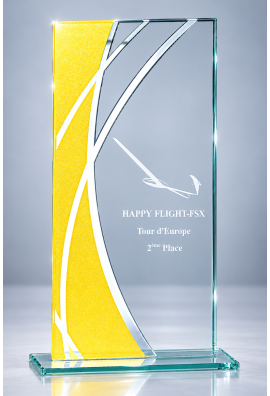 Trophée Verre Personnalisé 160-11-CLI