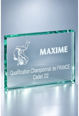 Trophée Verre Personnalisé 167-21-CLI