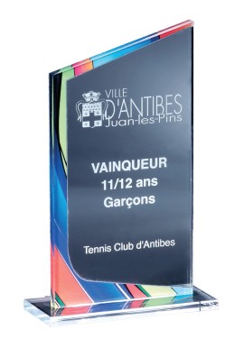 Trophée Acryglass Personnalisé 176-01-LO