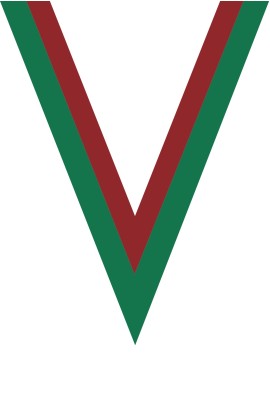 Ruban Médaille  Vert/Rouge  : 6042