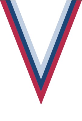 Ruban Médaille  Rouge/Bleu/Blanc : 6049