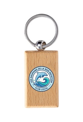 Porte Clés Bois Logoté – KB05-LO