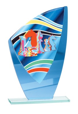 Trophée Verre Échecs 66218