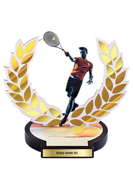 Trophée Bois Tennis 56506