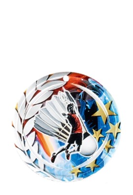 Médaille Ø 70 mm Badminton  - NA02