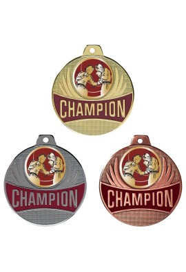 Médaille Ø 50 mm Boxe - CX06
