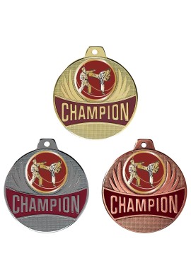 Médaille Ø 50 mm Karaté  - CX17
