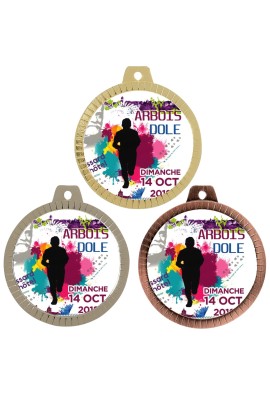 Médaille Ø 70 mm Logotée - X4-S