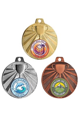 Médaille Logotée Ø 50 mm - Q-074-LO