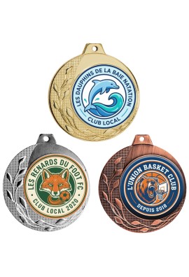 Médaille Logotée Ø 70 mm - Q-081-LO