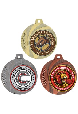 Médaille Logotée Ø 70 mm - 075-LO