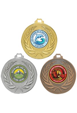Médaille Logotée Ø 50 mm - 098-LO