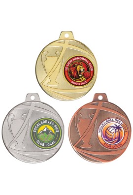 Médaille Logotée Ø 50 mm - Q-053-LO