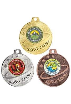Médaille Logotée Ø 50 mm - Q-076-LO