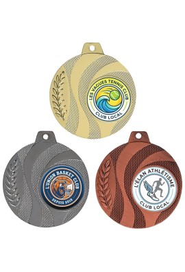Médaille Logotée Ø 50 mm - 066-LO