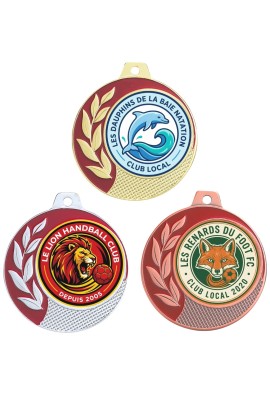 Médaille Logotée Ø 70 mm - Q-054-LO