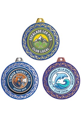 Médaille Logotée Ø 70 mm - Q-072-LO