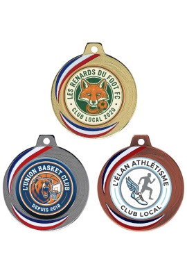 Médaille Logotée Ø 70 mm - Q-018-LO