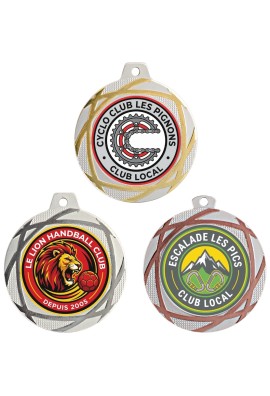 Médaille Logotée Ø 70 mm - Q-080-LO