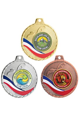Médaille Logotée Ø 50 mm - Q-073-LO