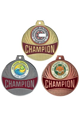 Médaille Logotée Ø 50 mm - Q-020-LO