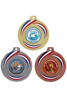 Médaille Logotée Ø 50 mm - Q-015-LO