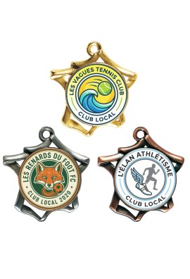 Médaille Logotée Ø 70 mm - F3-LO