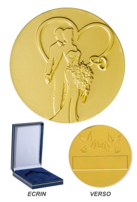 Médaille Mariage Ø 70 mm – A36