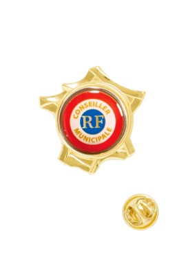 Pin's Carte de France  Conseiller Municipal
