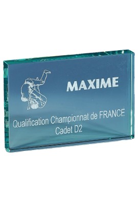 Trophée Verre Personnalisé 167-21-CLI