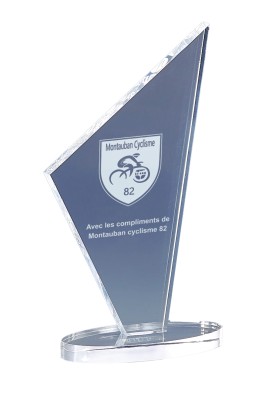 Trophée Acryglass Personnalisé 174-61-CLI