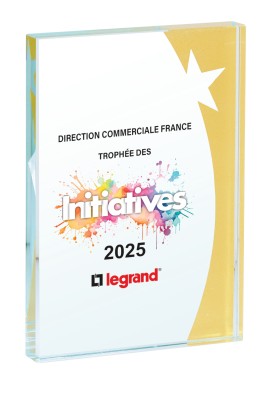 Trophée Verre Personnalisé 154-13-SU