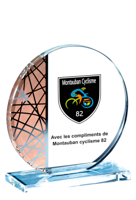 Trophée Verre Personnalisé 156-01-LO