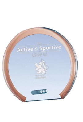 Trophée Verre Personnalisé 168-01-CLI