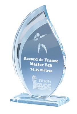 Trophée Verre Personnalisé 170-02-CLI