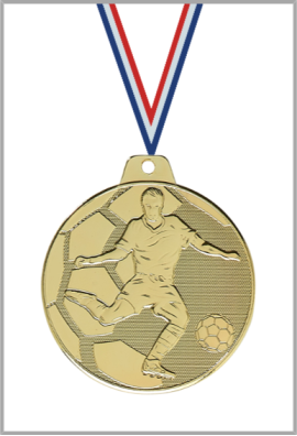 Médaille Ø 50 mm Football  - Q-005