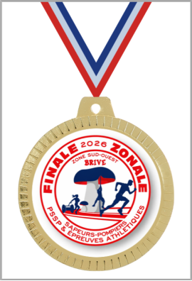 Médaille Ø 70 mm Logotée - X4-S