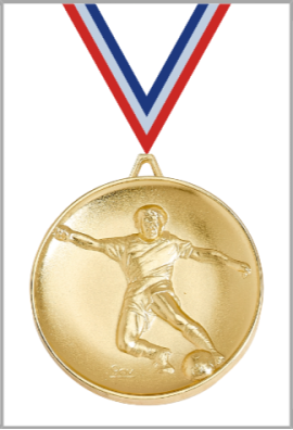 Médaille Ø 65 mm Football  - NK09