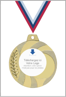 Médaille Logotée Ø 50 mm - 066-LO